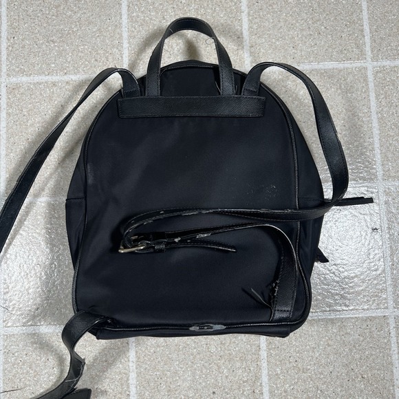 KATE SPADE New York Wilson Road Small‎ Bradley Backpack - Black Nylon/Leather - Picture 3 of 10